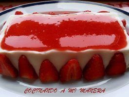 queso y fresas