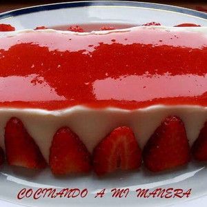 queso y fresas