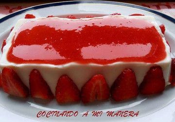 queso y fresas