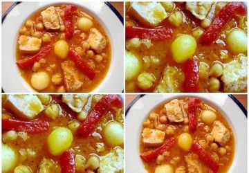 guiso de garbanzos