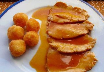 lomo en salsa de naranja