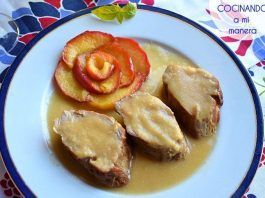 receta de solomillo en salsa de manzana