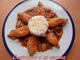 chipirones encebollados