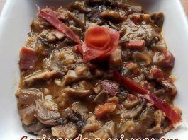 receta de setas guisada