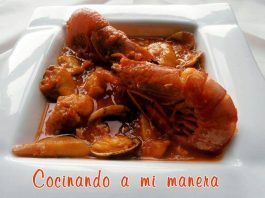 caldereta de marisco y pescado
