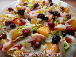 ensalada de naranja y bacalao ahumado