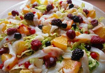 ensalada de naranja y bacalao ahumado