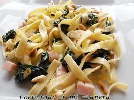 tagliatelle con espinacas