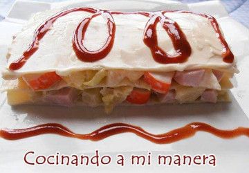 lasaña fria de verano