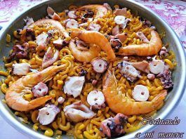 fideua de pulpo