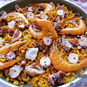 fideua de pulpo