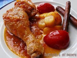receta de pollo guisado