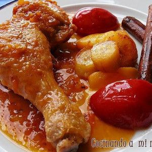 receta de pollo guisado