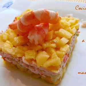 ensalada de piña