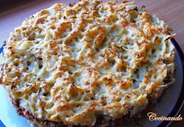 pastel de repollo y carne