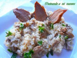 risotto con setas