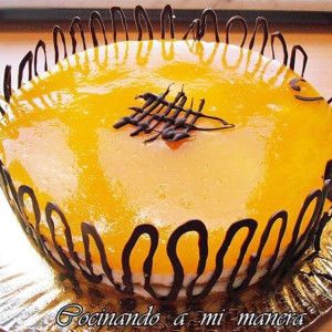 tarta de melocoton