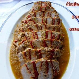 receta de lomo relleno
