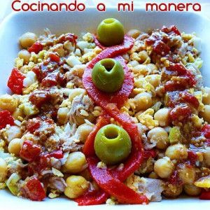 ensalada de garbanzos