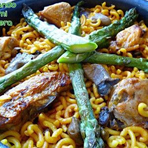 fideua de pollo