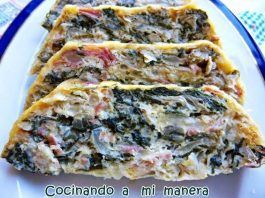 pastel de acelgas