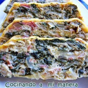 pastel de acelgas