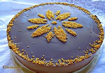 tarta de yogur y chocolate