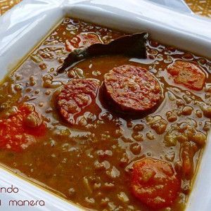 lentejas con verduras