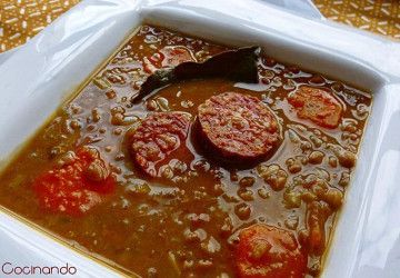 lentejas con verduras