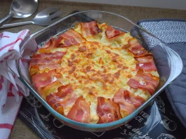 graten de calabacin y pollo