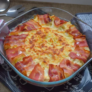 graten de calabacin y pollo