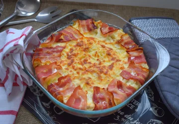graten de calabacin y pollo