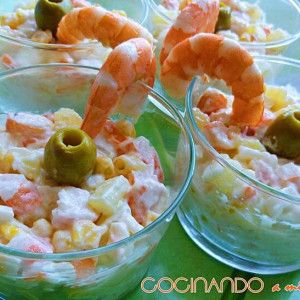 ensaladilla de gambas