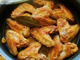 alitas de pollo al ajillo