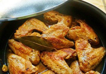 alitas de pollo al ajillo