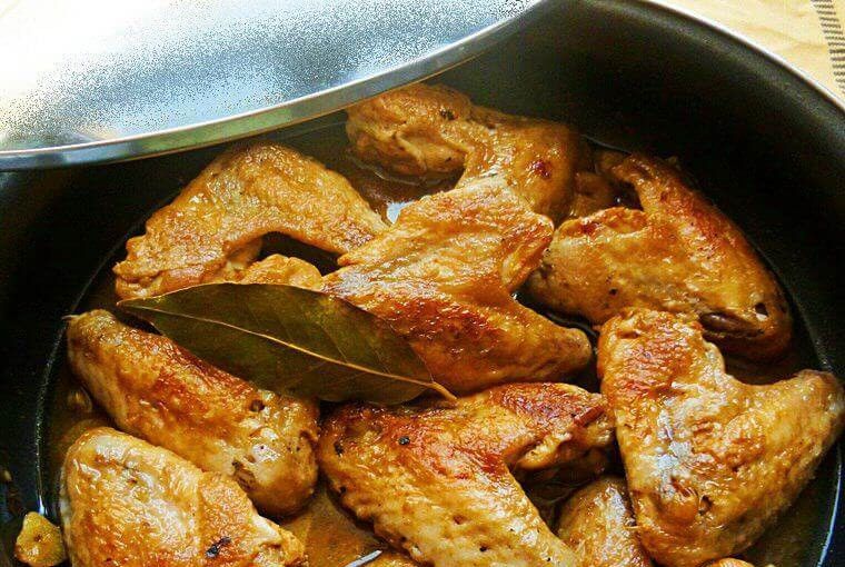 alitas de pollo al ajillo