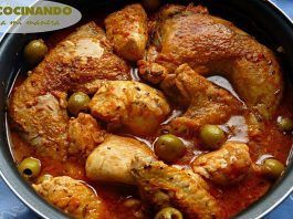 pollo en salsa provenzal