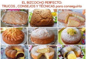 trucos para conseguir el bizcocho perfecto