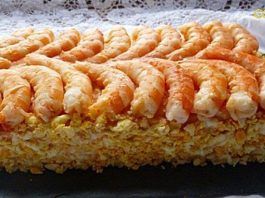 pastel de langostinos