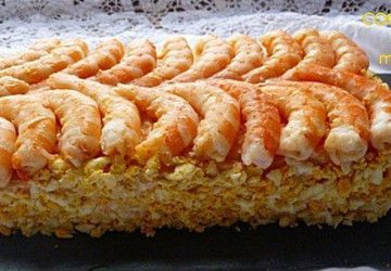 pastel de langostinos