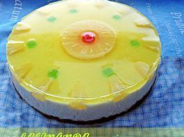 tarta de piña fria