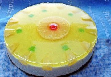 tarta de piña fria