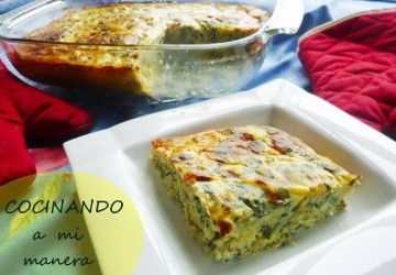 pastel de acelgas y patatas