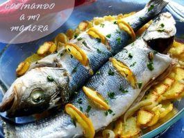 lubina al horno