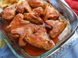 alitas de pollo al horno
