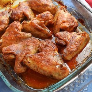 alitas de pollo al horno