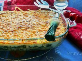 lasaña de espinacas y salmon