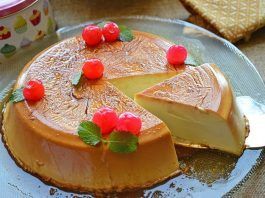 flan de queso