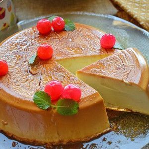 flan de queso