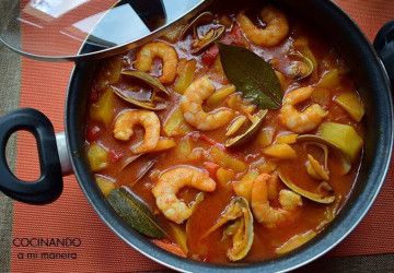 patatas guisadas a la marinera